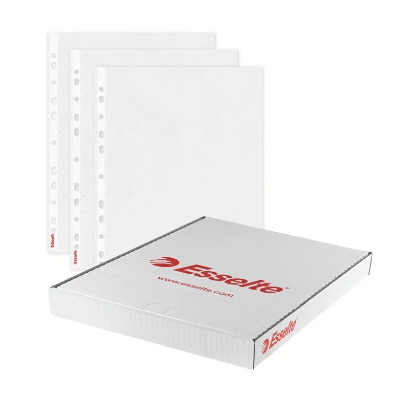 Esselte Document Wallet 230mm Reinforced Hole Edge Recyclable Polypropylene 0.09 mm Thickness 55213