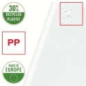 Esselte Document Wallet 230mm Reinforced Hole Edge Recyclable Polypropylene 0.09 mm Thickness 55213