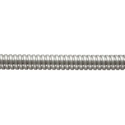 Flexicon Galvanised Steel Flexible Conduit 50 mm Nominal Diameter, Uncoated, Grey, 25m Length FU50-25M