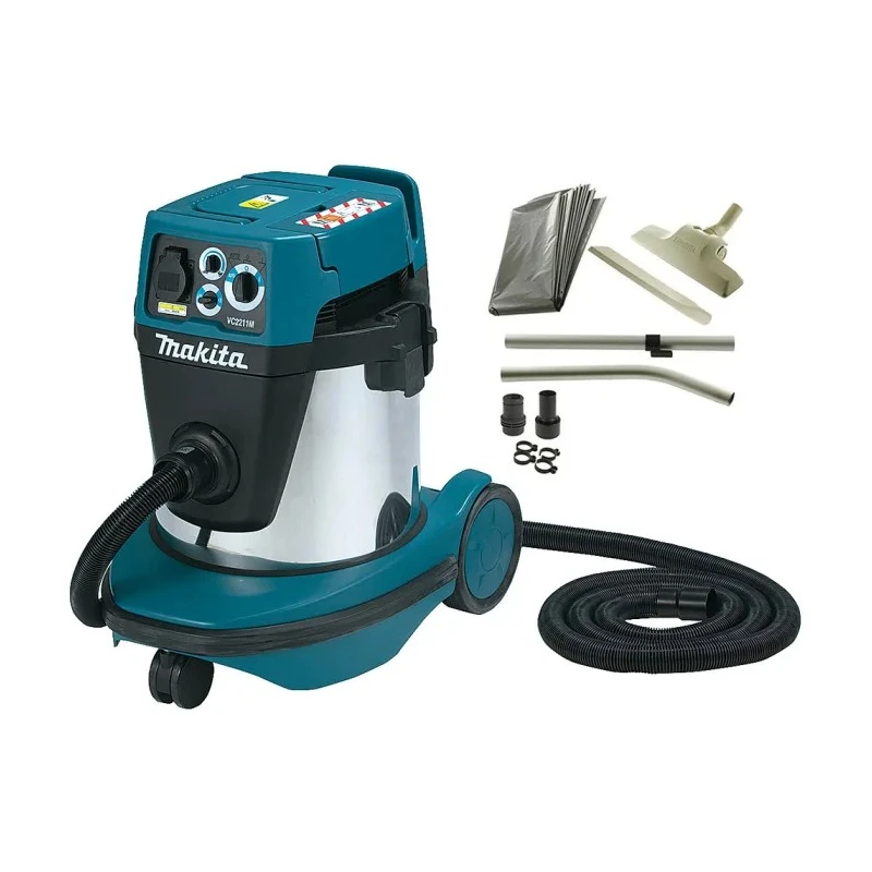 Makita 22L Cylinder Wet & Dry Vacuum Cleaner 240V AC 1050W VC2211MX1/2