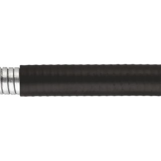 Flexicon Nominal Diameter 32 mm Polyvinyl Chloride Coated Steel Conduit Length 25 m Black LTP32B-25M