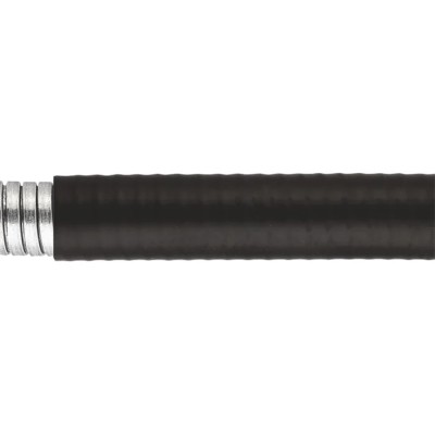 Flexicon Nominal Diameter 32 mm Polyvinyl Chloride Coated Steel Conduit Length 25 m Black LTP32B-25M