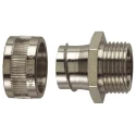 Flexicon 12 mm Nominal Size Conduit Fitting M12 x 1.5, 316 Stainless Steel IP40 SSU12-M16-M