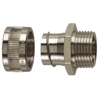 Flexicon 12 mm Nominal Size Conduit Fitting M12 x 1.5, 316 Stainless Steel IP40 SSU12-M16-M
