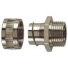 Flexicon 12 mm Nominal Size Conduit Fitting M12 x 1.5, 316 Stainless Steel IP40 SSU12-M16-M