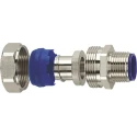 Flexicon C Type Nickel-Plated Brass Conduit Fitting 16 mm Nominal Size M20 Thread LTP16-M20-C