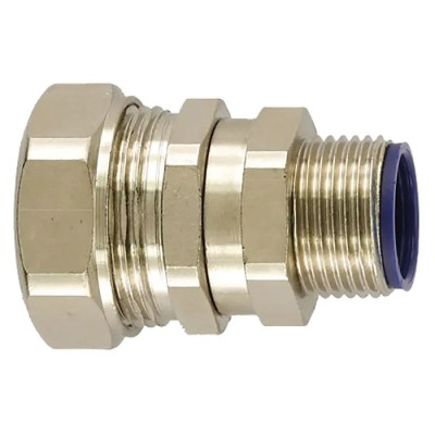 Flexicon Nickel Plated Brass Conduit Fitting 16 mm Nominal Size M20 LTP16-M20-S