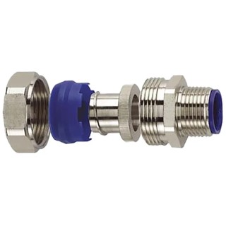Flexicon Conduit Galvanised Conduit Fitting 25 mm Nominal Size M25 316 Stainless Steel Silver IP69K IP66 IP68 LTP25-M25-CSS