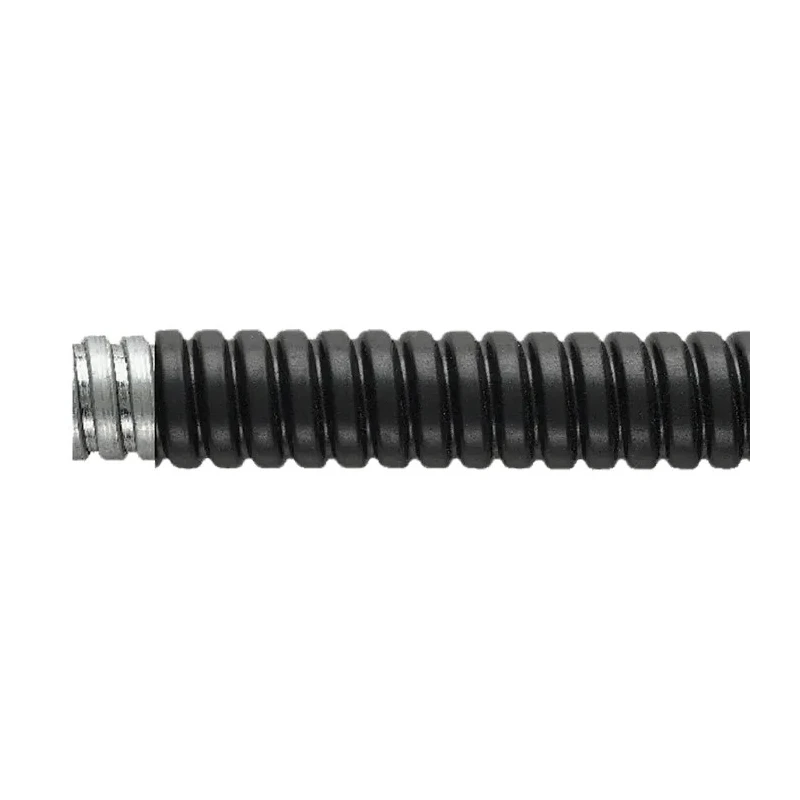 Flexicon 25 mm Nominal Diameter Polyurethane Coated Steel Flexible Conduit Black 10m LFHU25B-10M