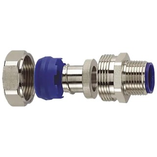Flexicon Galvanised Conduit Fitting 32 mm Nominal Size M32 Thread Size 316 Stainless Steel IP66 IP67 IP69K IP68 LTP32-M32-CSS