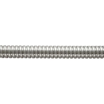 Flexicon 12 mm Nominal Diameter Uncoated Stainless Steel Grey Conduit, 25m Length SSU12-25M