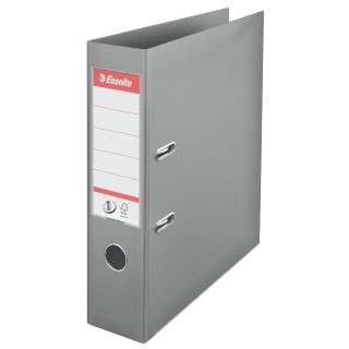 Esselte Grey A4 Lever Arch Ring Binder with 75mm Spine Width, 2 Rings, FSC Certified 811380