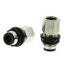 Legris LF3000 Series Female Pneumatic Fitting Brass Push-In Tube Connector 1/2 in G Thread LF3000