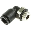 Legris Male Pneumatic Fitting Nickel Plated Brass 3/8 in G Thread LF3000
