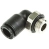 Legris Male Pneumatic Fitting Nickel Plated Brass 3/8 in G Thread LF3000