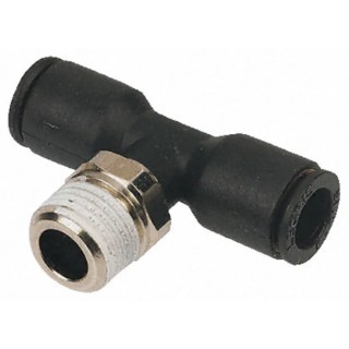 Legris Male Pneumatic Fitting Brass 3/8 in G Threaded-to-Tube Push-in 16 mm LF3000 