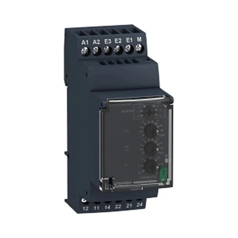 Schneider Electric Monitoring Relay 3 Phase DPDT DIN Rail 150mA to 15A 380V AC 415V AC RM35JA32MT