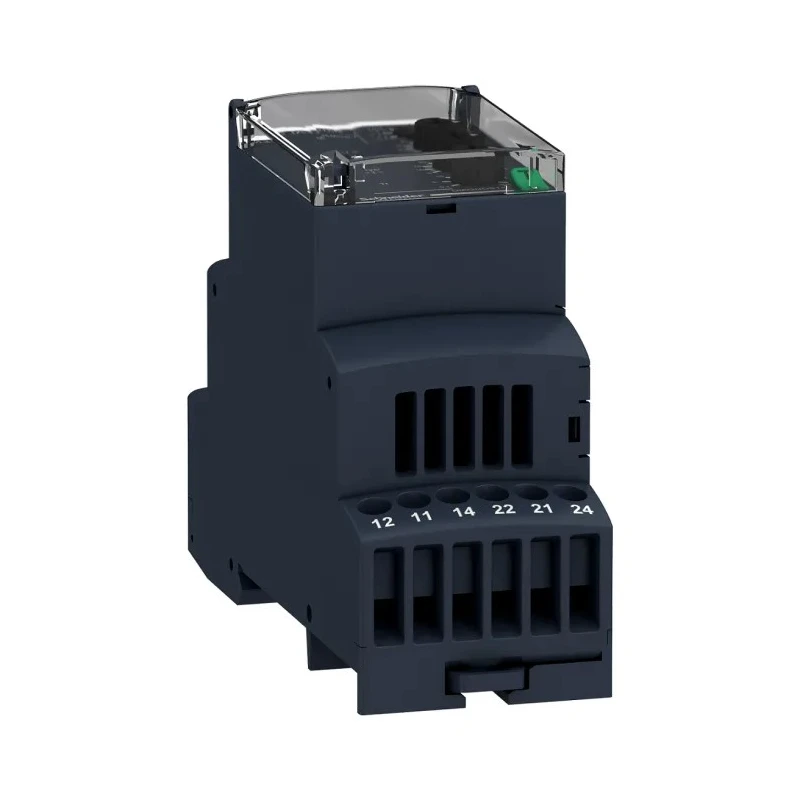 Schneider Electric Monitoring Relay 1 Phase DPDT DIN Rail 150mA-15A 24/240V AC RM35JA32MR