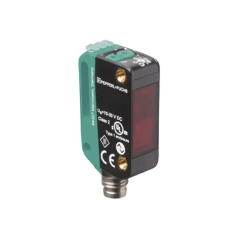 Pepperl + Fuchs Retroreflective Photoelectric Sensor Block Sensor Detection Range 0 → 5 m NPN/PNP OBG5000-R100-2EP-IO-V31