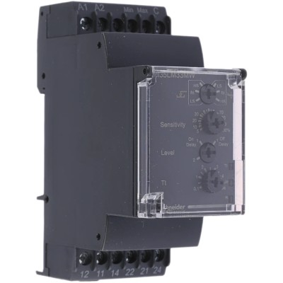Schneider Electric Monitoring Relay 1 Phase DPDT DIN Rail 24V AC 240V AC RM35LM33MW