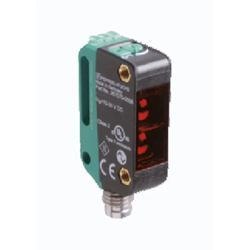 Pepperl + Fuchs Retroreflective Photoelectric Sensor 0 to 12 m NPN/PNP IO-Link Block Sensor IP67 OBR12M-R100-2EP-IO-V31-L