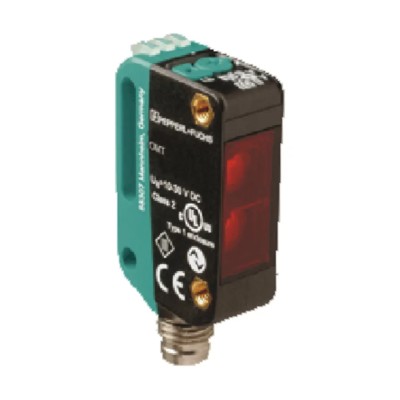 Pepperl + Fuchs Background Suppression Distance Sensor Block Sensor 40 mm to 100 mm NPN/PNP IP69K OMT100-R100-2EP-IO-V31