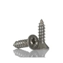 RS PRO Stainless Steel Countersunk Head Pozidriv Self-Tapping Screw Thread Size 6 Length 13 mm Grade A4 522-1319