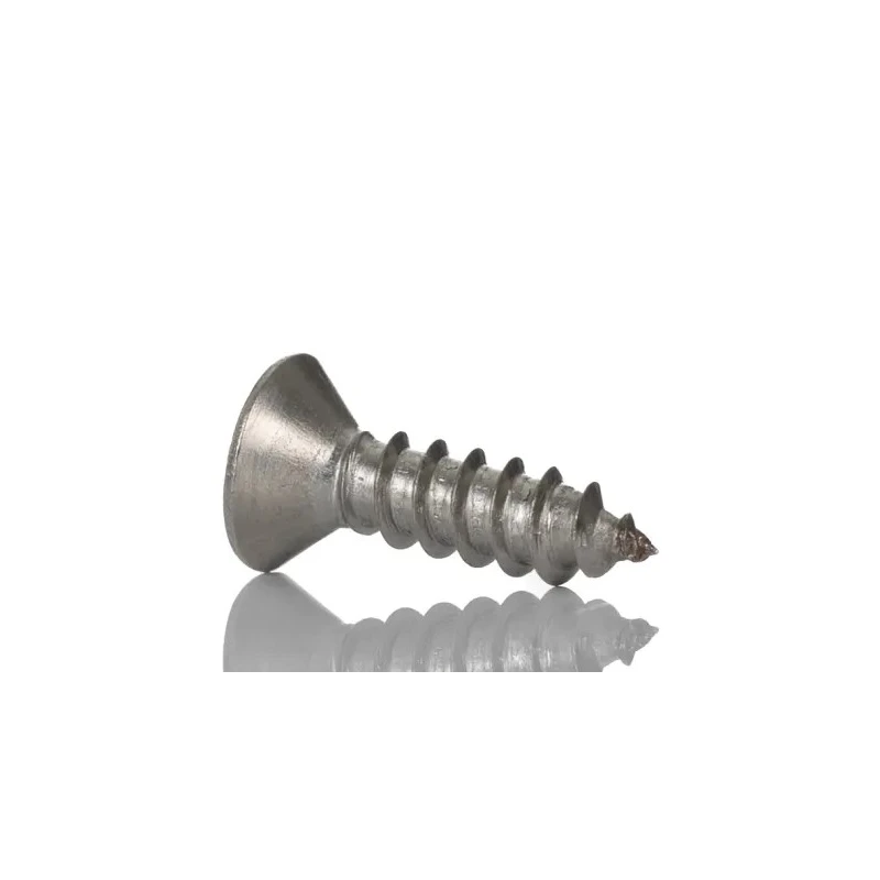 RS PRO Stainless Steel Countersunk Head Pozidriv Self-Tapping Screw Thread Size 6 Length 13 mm Grade A4 522-1319