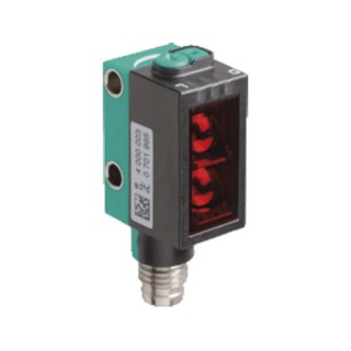 Pepperl + Fuchs Retroreflective Photoelectric Sensor, Block Style, Detection Range 0 → 12 m OBR12M-R101-2EP-IO-V31-L