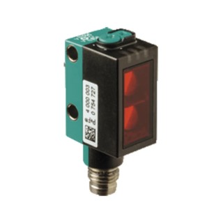 Pepperl + Fuchs Distance Sensor Block Sensor 40 mm to 100 mm Detection Range NPN/PNP Output 30V DC OMT100-R101-2EP-IO-V31-L