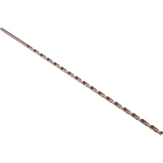 RS PRO Industrial Grade HSS 4 mm Drill Bit with 250 mm Overall Length, Helical Flute, Plain Shank, 118° Point Angle 522-6651