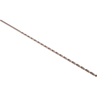 RS PRO Metric Extra Length Twist Drill Bit 5mm Diameter, 400mm Overall Length, HSS Steel, Helical Flute, Plain 522-6724