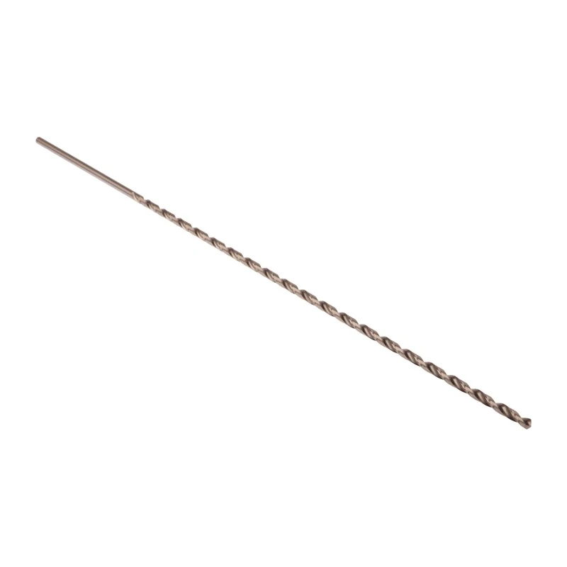 RS PRO Metric Extra Length Twist Drill Bit 5mm Diameter, 400mm Overall Length, HSS Steel, Helical Flute, Plain 522-6724