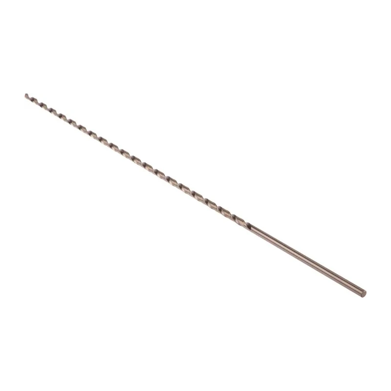 RS PRO Metric Extra Length Twist Drill Bit 5mm Diameter, 400mm Overall Length, HSS Steel, Helical Flute, Plain 522-6724