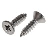 RS PRO Plain Stainless Steel Countersunk Head Self-Tapping Screw 19 mm No.10 522-1381