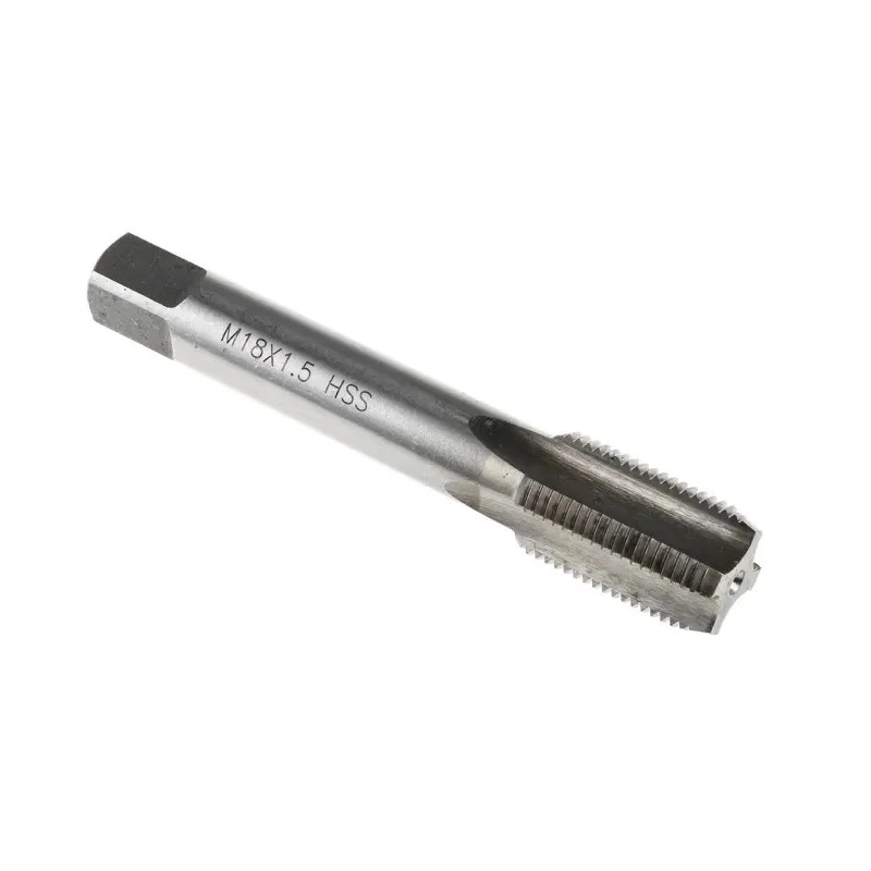 RS PRO High-Speed Steel Straight Flute Threading Tap, M18 Metric Fine Thread, Silver Finish, ISO 529 Standard 522-7648