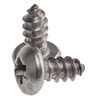 RS PRO Plain Stainless Steel Pan Head Self-Tapping Screw 9.5 mm Length Thread Size 8 522-1454