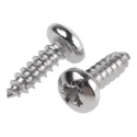 RS PRO Stainless Steel Pan Head Plain Finish Pozidriv Self-Tapping Screw Thread Size 8 Length 13mm 522-1460