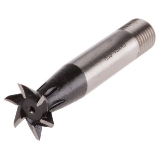 RS PRO 63mm HSS Standard Dovetail Cutter 45° Angle 19mm Diameter 522-8045