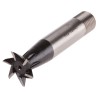 RS PRO 63mm HSS Standard Dovetail Cutter 45° Angle 19mm Diameter 522-8045