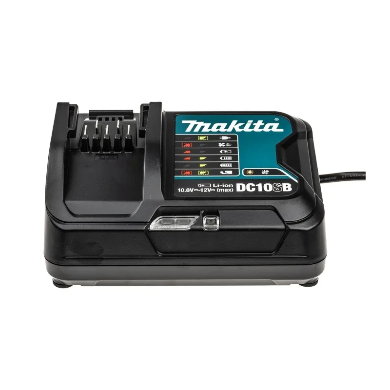 Makita Battery Charger for Use with BL1016, BL1041B, BL1021B, Type G British 3-Pin DC10SB