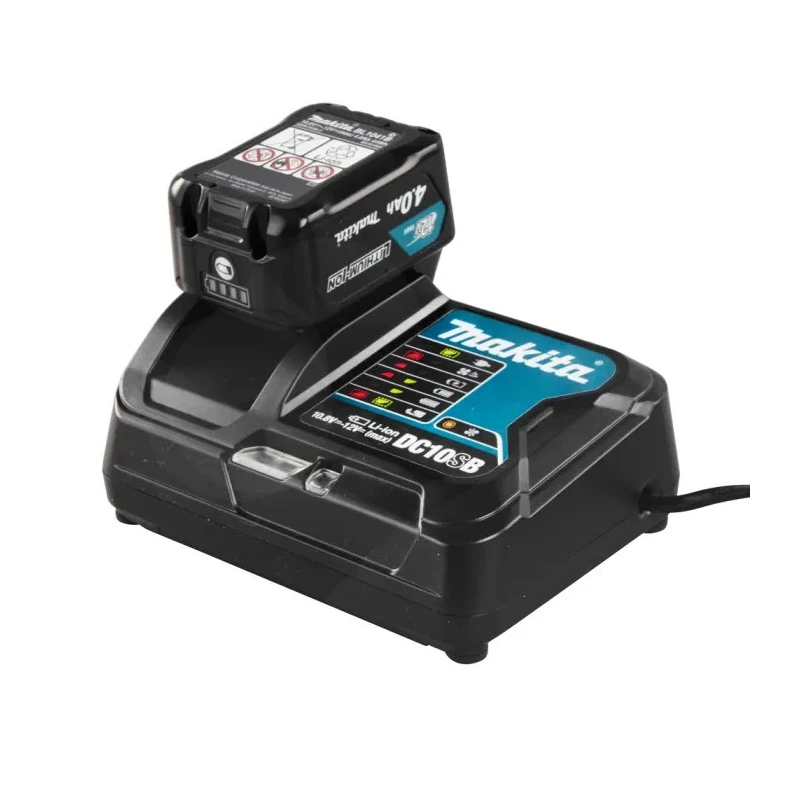 Makita Battery Charger for Use with BL1016, BL1041B, BL1021B, Type G British 3-Pin DC10SB