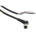 Brad from Molex Female 5 Way Right Angle to Unterminated Sensor Actuator Cable 2 m 1200060663