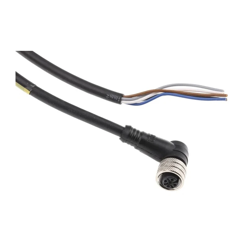 Brad from Molex Female 5 Way Right Angle to Unterminated Sensor Actuator Cable 2 m 1200060663