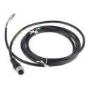Brad from Molex Sensor Actuator Cable 4 Contact Female 2 m PVC Jacket Black IP67 250V/300V 1200060014