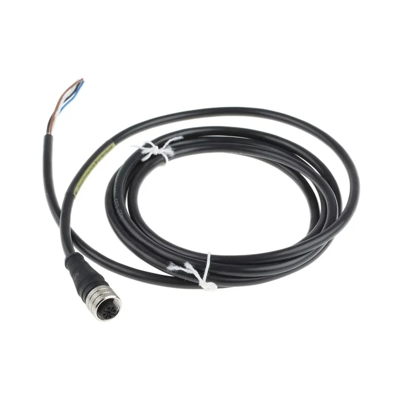 Brad from Molex Sensor Actuator Cable 4 Contact Female 2 m PVC Jacket Black IP67 250V/300V 1200060014
