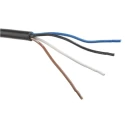 Brad from Molex Sensor Actuator Cable 4 Contact Female 2 m PVC Jacket Black IP67 250V/300V 1200060014