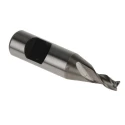 RS PRO End Mill, 2.5 mm Cutter Diameter, Cobalt High Speed Steel, 6mm Flat Shank, 4 mm Cut Length, 26mm Overall 523-0464