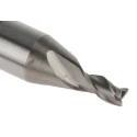 RS PRO End Mill, 2.5 mm Cutter Diameter, Cobalt High Speed Steel, 6mm Flat Shank, 4 mm Cut Length, 26mm Overall 523-0464