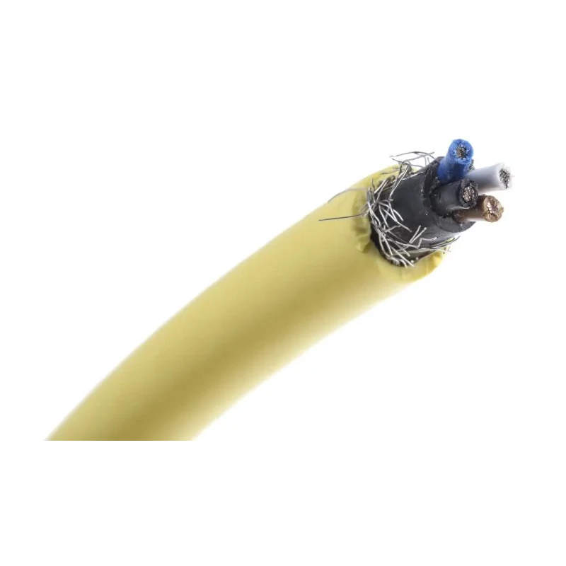 Brad from Molex Sensor Actuator Cable Male 4 Way Straight Connector to Unterminated Free End, Yellow PVC Jacket 1200060470
